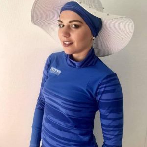 Burkini motifs bleus