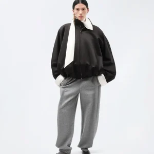 Blouson ouatiné en soie double