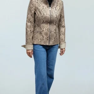 Manteau en cuir court