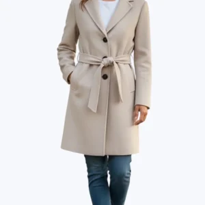 Manteau en laine 3 boutons